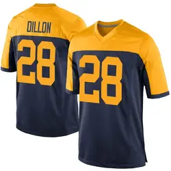 : A.J. Dillon Jersey #28 Green Bay Custom Stitched Green Football  Various Sizes New No Brand/Logos Size XL : Everything Else