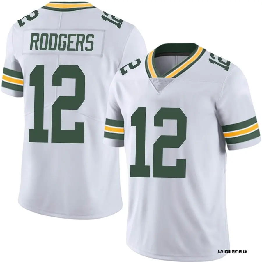 Men's Nike Aaron Rodgers Green Green Bay Packers Vapor Elite Jersey