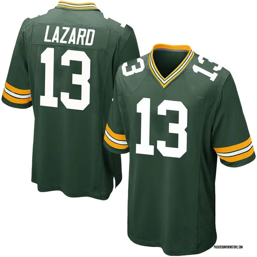 Men's Nike Allen Lazard Green Green Bay Packers Game Team Jersey