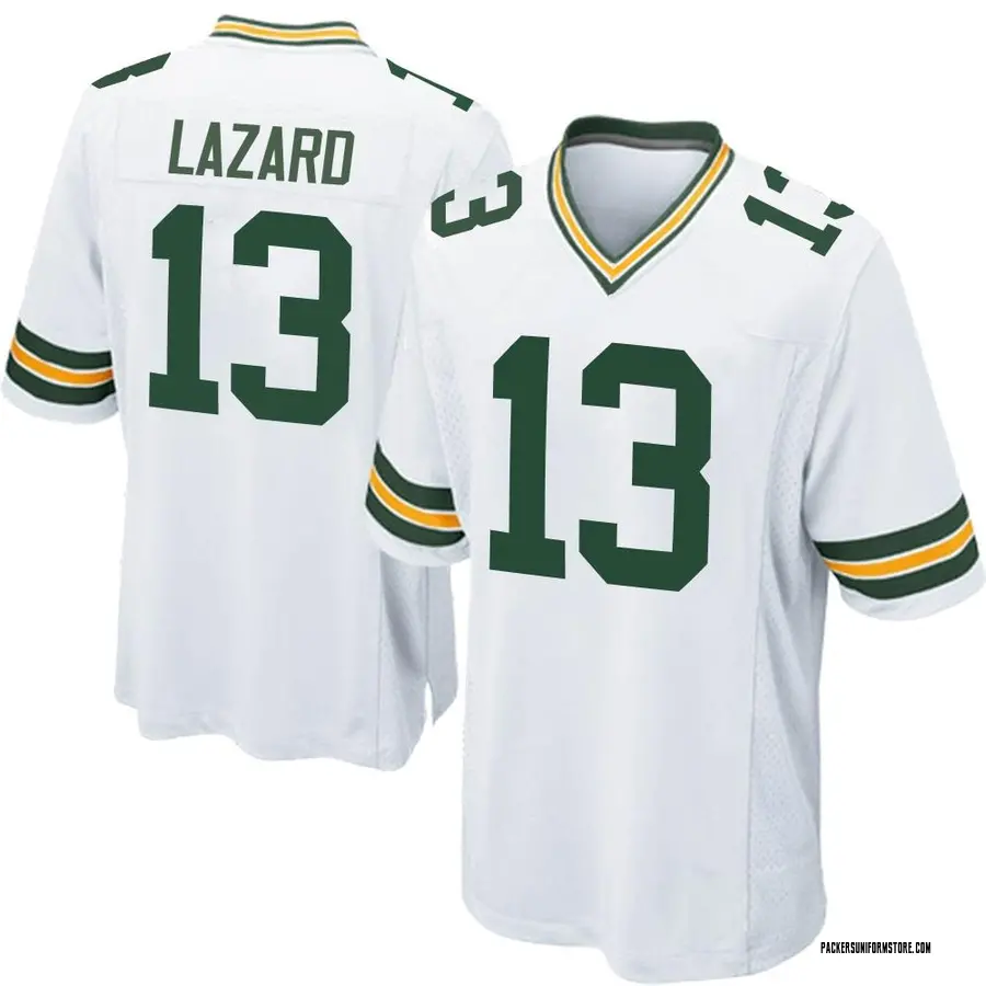 Nike On Field NFL Green Bay Packers Allen Lazard #13 White Jersey Size 3XL