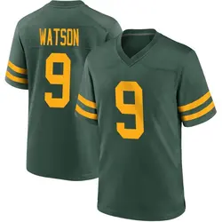 Jerseyrama Unsigned Christian Watson Jersey #9 Green Bay Custom Stitched Green Football New No Brands/Logos Sizes S-3xl, Women's, Size: 2XL