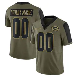 Youth Green Bay Packers Nike Custom Game Jersey