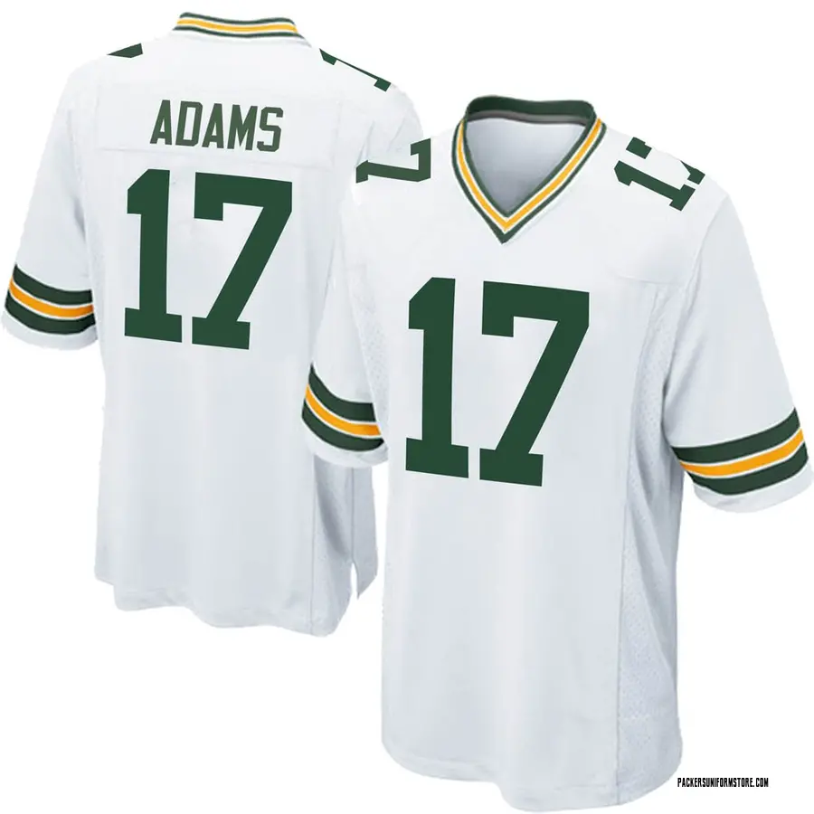 Nike Davante Adams Green Bay Packers Youth Game White Jersey