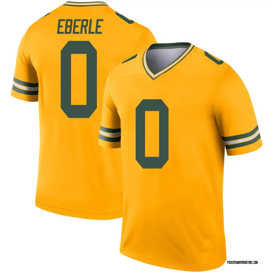 Nike Dominik Eberle Green Bay Packers Youth Legend Gold Inverted Jersey