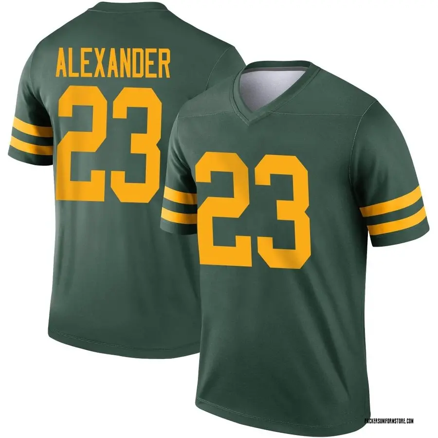 Men's Nike Jaire Alexander Green Bay Packers Alternate Game Player Jersey Size: Small