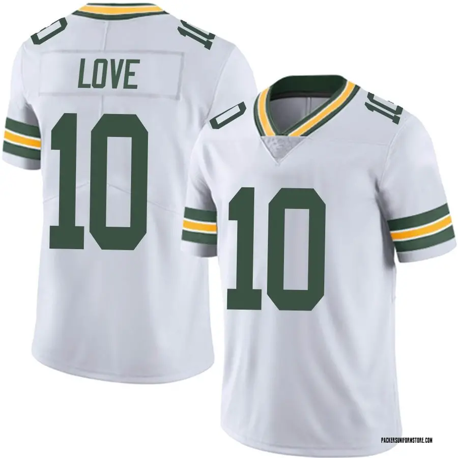 Nike Men's Green Bay Packers Jordan Love Green Player Game Jersey