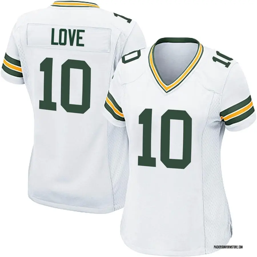 Jordan Love Green Bay Packers Nike Game Jersey - White