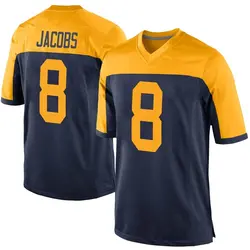 Nike Josh Jacobs Green Bay Packers Men's Game Navy Alternate Jersey