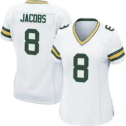 Nike Josh Jacobs Green Bay Packers Women's Game White Jersey