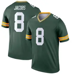 Nike Josh Jacobs Green Bay Packers Youth Legend Green Jersey