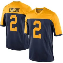 Green Bay Packers Mason Crosby Gold Inverted Legend Jersey - Bluefink