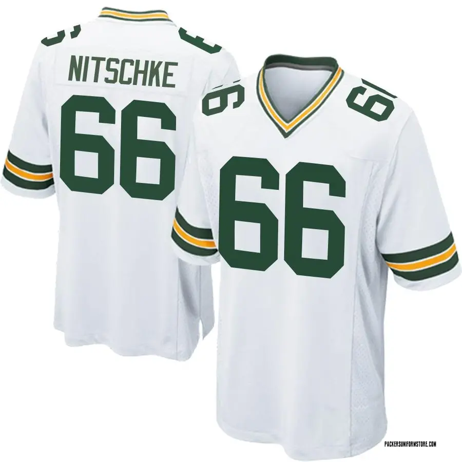 Nike Ray Nitschke Green Bay Packers Game Player Jersey - S - Black