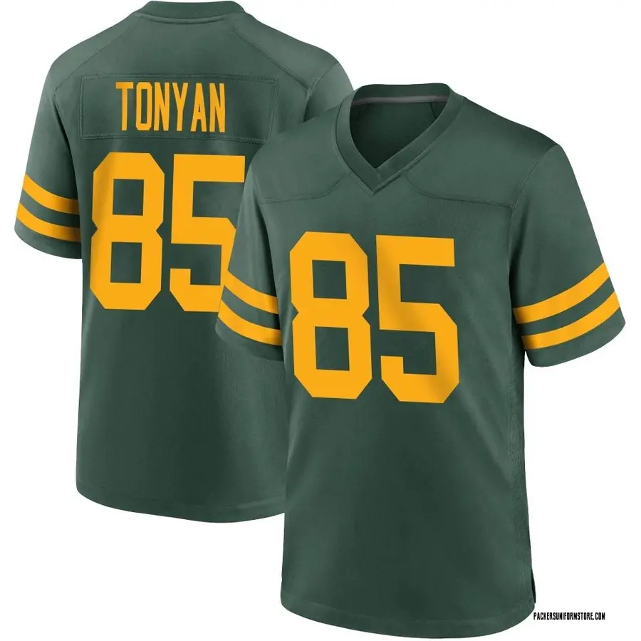 Green Bay Packers Robert Tonyan Autographed Pro Style Yellow Jersey BECKETT  Authenticated - Tennzone Sports Memorabilia